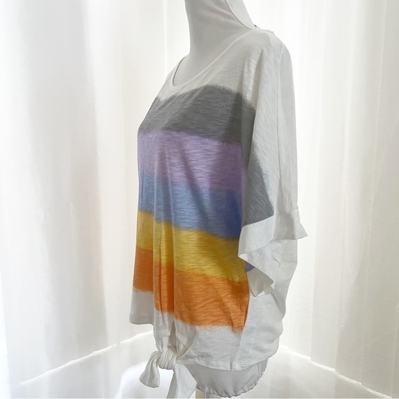 Democracy Women's Size Small 
Oversized Short Sleeve T-Shirt - Picture 3 of 11